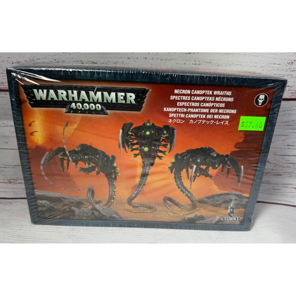 Warhammer 40k Necron Canoptek Wraiths Games Workshop Citadel Plastic Kit Sealed
